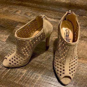 Made in Italy real leather open toes sandals